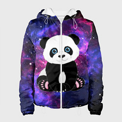 Куртка с капюшоном женская Space Panda, цвет: 3D-белый