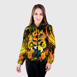 Куртка с капюшоном женская МОЯ ГЕРОЙСКАЯ АКАДЕМИЯ, цвет: 3D-черный — фото 2