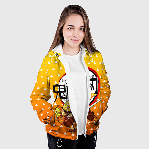 Женская куртка ЗЕНИЦУ ZENITSU / 3D-Белый – фото 3