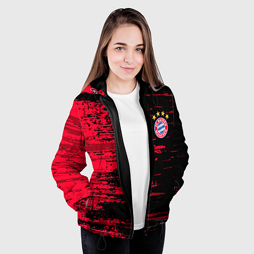 Женская куртка BAYERN MUNCHEN / 3D-Черный – фото 3