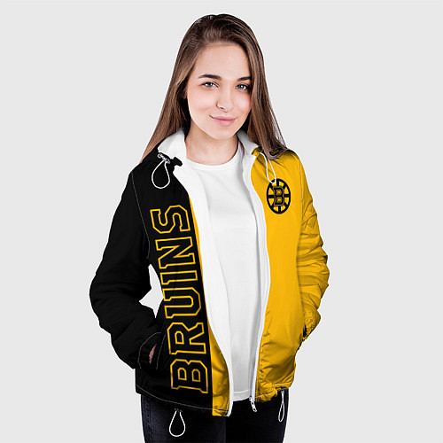 Женская куртка NHL BOSTON BRUINS / 3D-Белый – фото 3