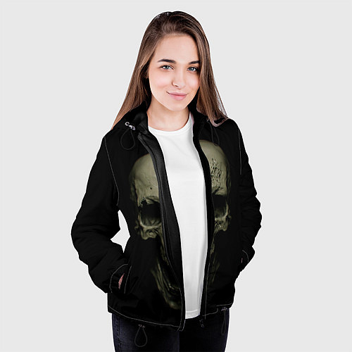 Женская куртка SKULL / 3D-Черный – фото 3