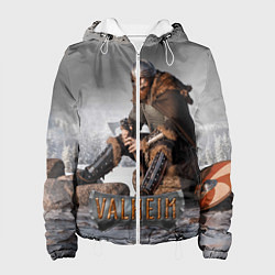 Куртка с капюшоном женская Valheim Викинг, цвет: 3D-белый
