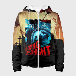 Куртка с капюшоном женская Darksouls : glass knight, цвет: 3D-белый