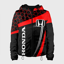 Куртка с капюшоном женская HONDA ХОНДА SPORT, цвет: 3D-черный
