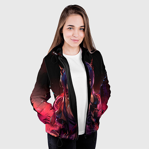 Женская куртка Wawazi Arknights / 3D-Черный – фото 3