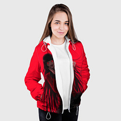 Куртка с капюшоном женская ЮМЭКО БЕЗУМНЫЙ АЗАРТ, цвет: 3D-белый — фото 2