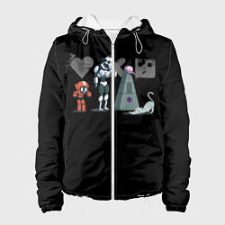 Куртка с капюшоном женская Любовь, Смерть & Роботы, цвет: 3D-белый