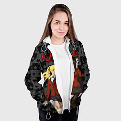 Куртка с капюшоном женская Kakegurui Безумный азарт, цвет: 3D-белый — фото 2