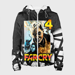 Куртка с капюшоном женская FARCRY 4 Пэйган Мин, цвет: 3D-белый