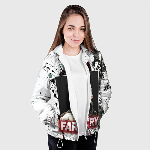 Женская куртка FARCRY WOLF / 3D-Белый – фото 3