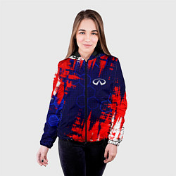 Куртка с капюшоном женская INFINITI - HI TECH ТЕХНОЛОГИИ, цвет: 3D-черный — фото 2