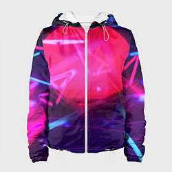 Куртка с капюшоном женская IN DA CLUB!, цвет: 3D-белый