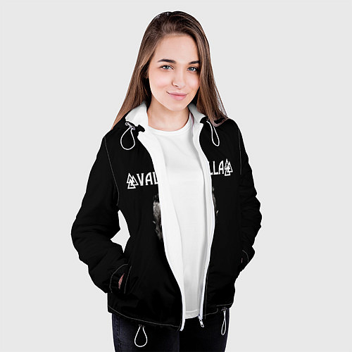 Женская куртка Конунг Рагнар / 3D-Белый – фото 3