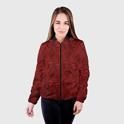 Куртка с капюшоном женская Isaacs pattern, цвет: 3D-черный — фото 2