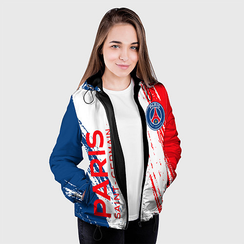 Женская куртка ФК ПСЖ FC PSG PARIS SG / 3D-Черный – фото 3