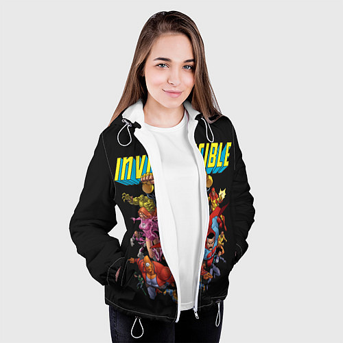 Женская куртка Неуязвимый Invincible / 3D-Белый – фото 3