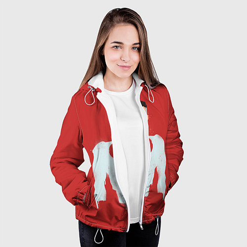 Женская куртка Омни-Мэн Нолан Грейсон / 3D-Белый – фото 3