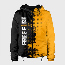 Куртка с капюшоном женская Free Fire ? Фри Фаер, цвет: 3D-черный