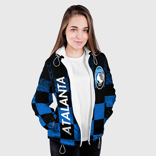 Женская куртка FC ATALANTA ФК АТАЛАНТА / 3D-Белый – фото 3