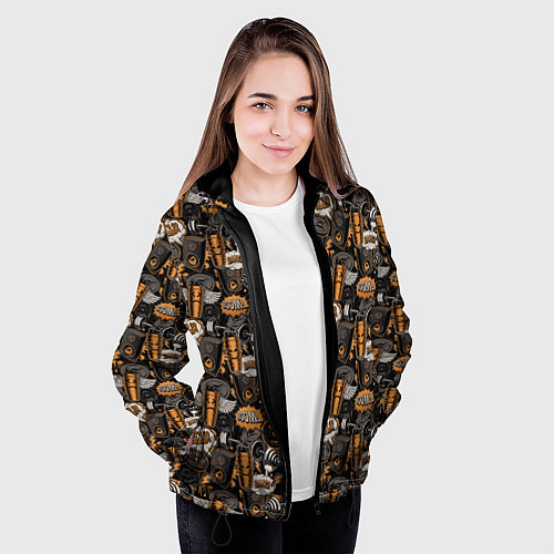 Женская куртка Качалка / 3D-Черный – фото 3