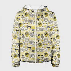 Куртка с капюшоном женская Кубок Дэвиса, цвет: 3D-белый