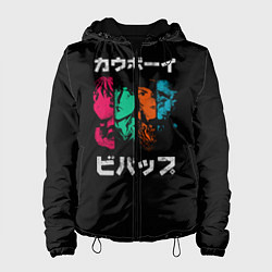 Куртка с капюшоном женская Cowboy Bebop, цвет: 3D-черный