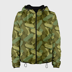 Куртка с капюшоном женская Скейтборды, цвет: 3D-черный