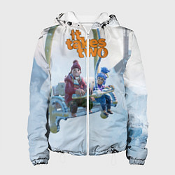 Куртка с капюшоном женская It Takes Two Коди и Мэй, цвет: 3D-белый