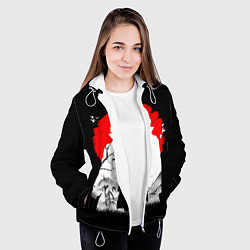 Куртка с капюшоном женская MIkki токийские мстители микки, цвет: 3D-белый — фото 2