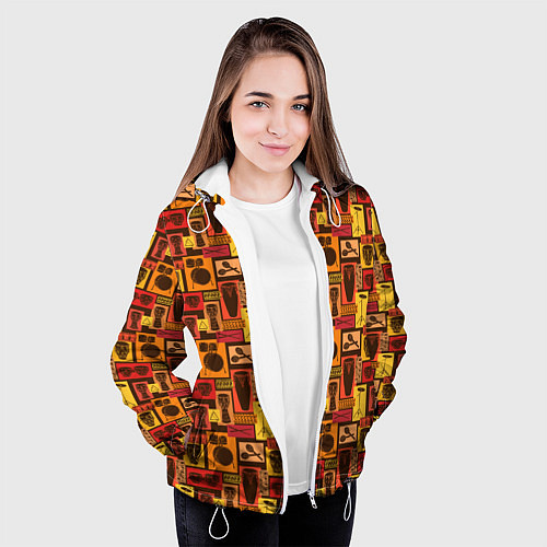 Женская куртка Барабанщик / 3D-Белый – фото 3