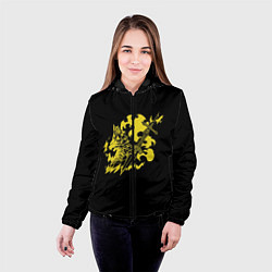 Куртка с капюшоном женская Рыцарь Орнштейн Dark Souls, цвет: 3D-черный — фото 2
