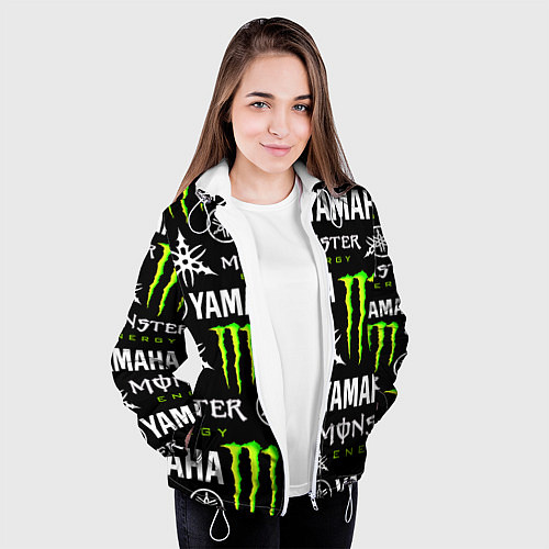 Женская куртка YAMAHA X MONSTER SPORT / 3D-Белый – фото 3