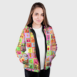 Куртка с капюшоном женская Хороший день, цвет: 3D-черный — фото 2