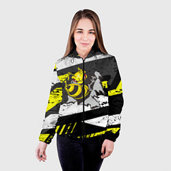 Куртка с капюшоном женская Оса 3D, цвет: 3D-черный — фото 2