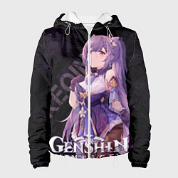 Куртка с капюшоном женская Кэ Цин Genshin Impact, цвет: 3D-белый