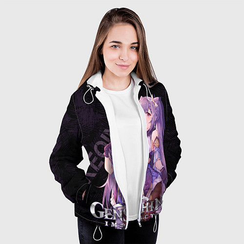 Женская куртка Кэ Цин Genshin Impact / 3D-Белый – фото 3