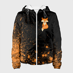 Куртка с капюшоном женская Foxy - Paint, цвет: 3D-белый