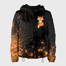 Куртка с капюшоном женская Foxy - Paint, цвет: 3D-черный