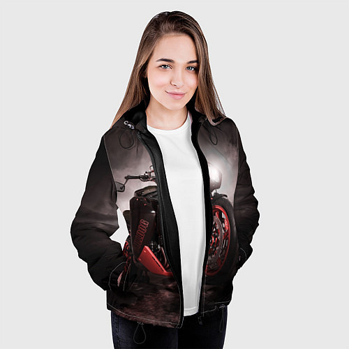 Женская куртка СУПЕРБАЙК / 3D-Черный – фото 3