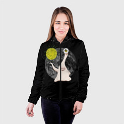 Куртка с капюшоном женская Миги, цвет: 3D-черный — фото 2