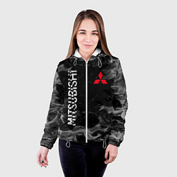 Куртка с капюшоном женская MITSUBISHI ОГОНЬ, цвет: 3D-белый — фото 2