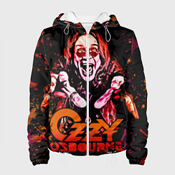 Куртка с капюшоном женская Ozzy Osbourne, цвет: 3D-белый