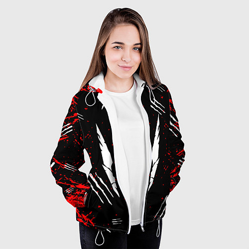 Женская куртка The Witcher 2 : Убийцы королей / 3D-Белый – фото 3