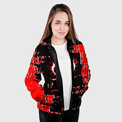 Куртка с капюшоном женская GHOSTEMANE, цвет: 3D-черный — фото 2