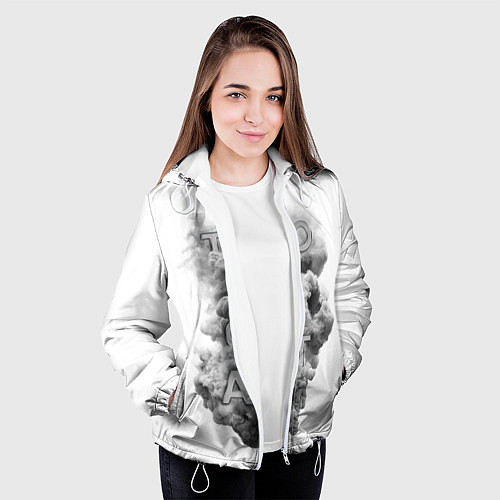 Женская куртка TOYOTA SMOKE / 3D-Белый – фото 3