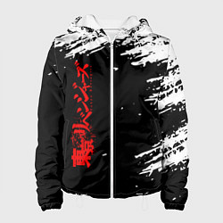 Куртка с капюшоном женская Токийские мстители, цвет: 3D-белый