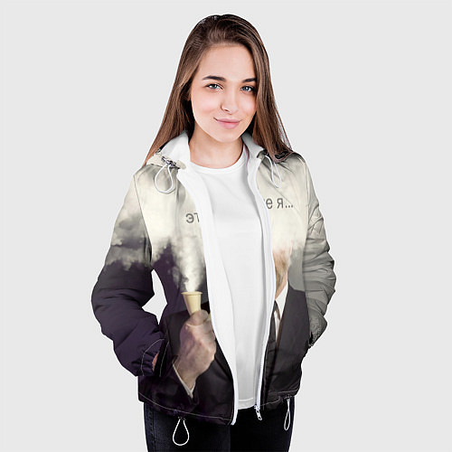 Женская куртка Это не я / 3D-Белый – фото 3
