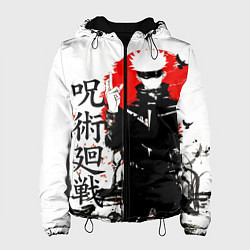 Куртка с капюшоном женская Сатору, Jujutsu Kaisen, цвет: 3D-черный
