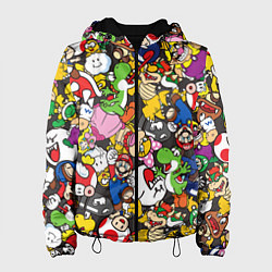 Куртка с капюшоном женская Mario ALLSTARS, цвет: 3D-черный